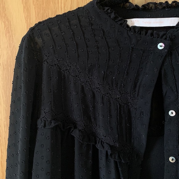 2/$40 Zara // Button Down Blouse - Picture 3 of 5